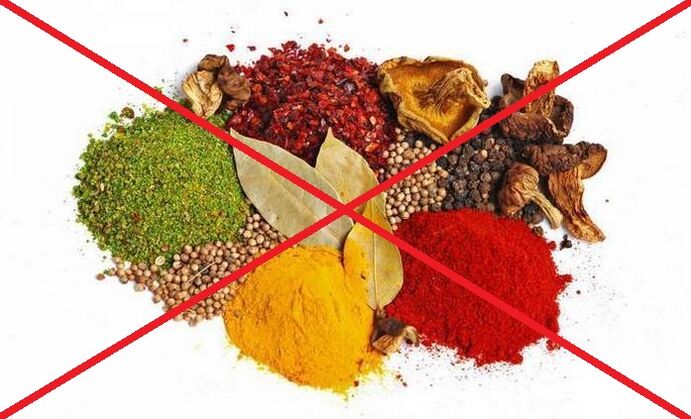 При шийному остеохондрозі необхідно відмовитися від вживання гострих приправ